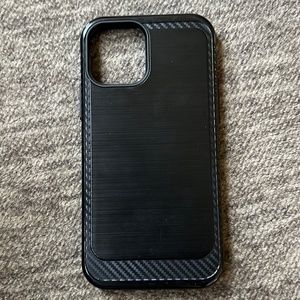 All black Iphone 12 pro case